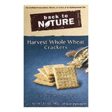 Back To Nature Harvest Whole Wheat Crackers, 8.5 OZ (Pack of 12)