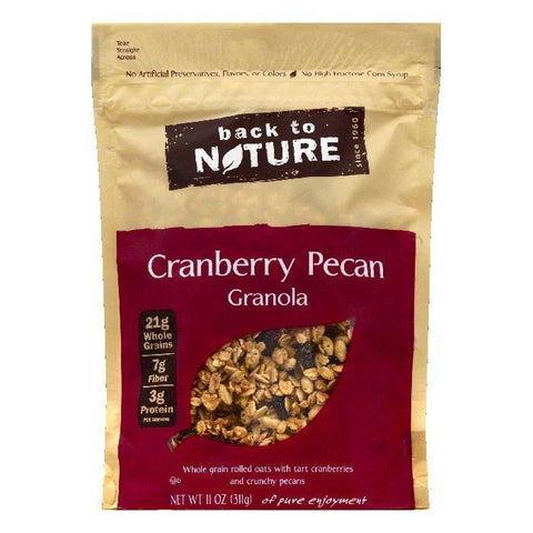 Back To Nature Cranberry Pecan Granola, 11 OZ (Pack of 6)
