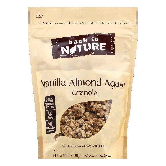Back To Nature Vanilla Almond Agave Granola, 11 OZ (Pack of 6)