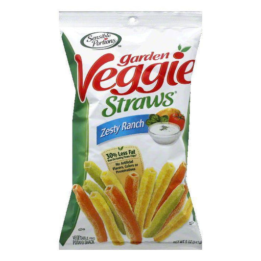 Sensible Portions Zesty Ranch Veggie Straw, 5 OZ (Pack of 12)