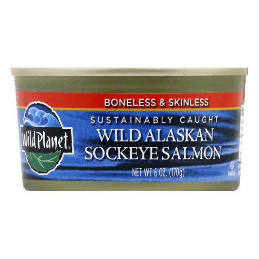 Wild Planet Wild Sockeye Salmon, 6 OZ (Pack of 12)