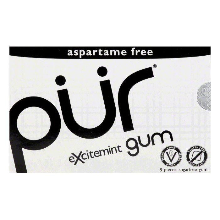 Pur Gum Gum Wintergreen, 9 PC (Pack of 12)