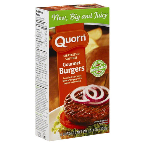 Quorn Gourmet Burgers, 11.3 Oz (Pack of 12)