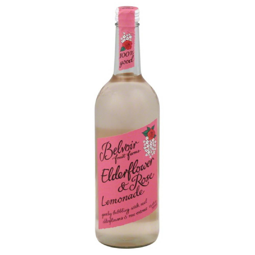 Belvoir Fruit Farms Elderflower & Rose Lemonade, 25.4 Oz (Pack of 6)