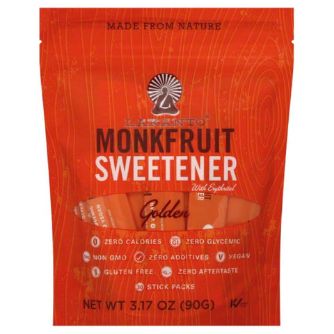 Lakanto Golden Monkfruit Sweetener, 3.17 Oz (Pack of 8)