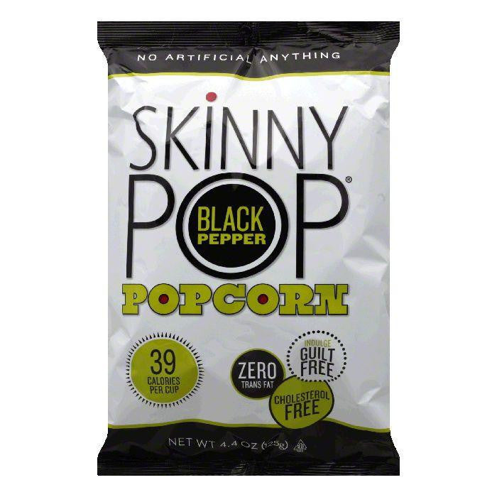 Skinny Pop Black Pepper Popcorn, 4.4 OZ (Pack of 12)