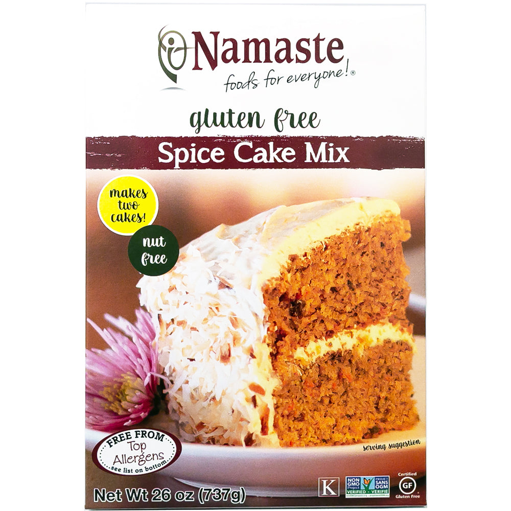 Namaste Foods Gluten Free Spice Cake Mix, 26 OZ (Pack of 6)
