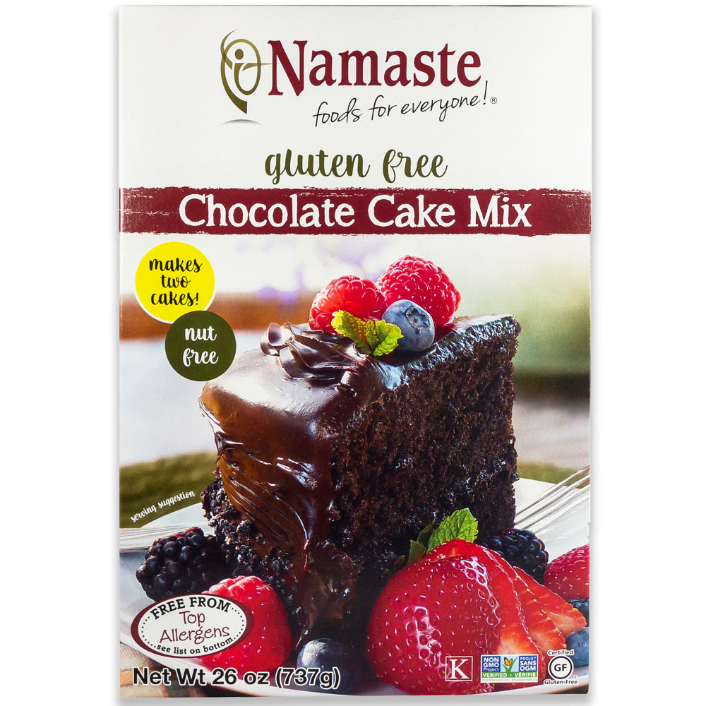 Namaste Foods Gluten Free Chocolate Cake Mix, 26 OZ (Pack of 6)