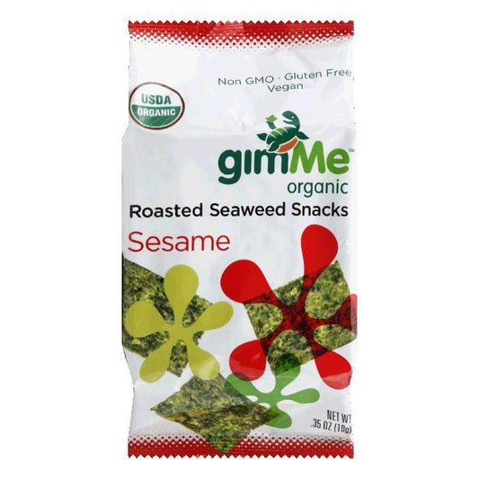 Gimme Sesame Roasted Seaweed Snacks, 0.35 Oz (Pack of 12)