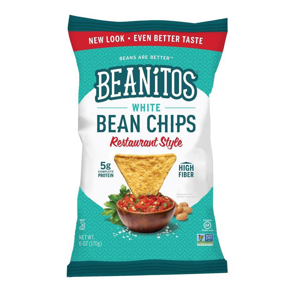Beanitos Whitebean and Seasalt Chip, 6 OZ (Pack of 6)