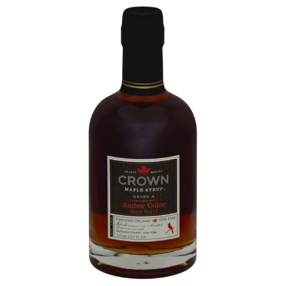 Crown Maple Amber Color Maple Syrup, 12 Fo (Pack of 6)