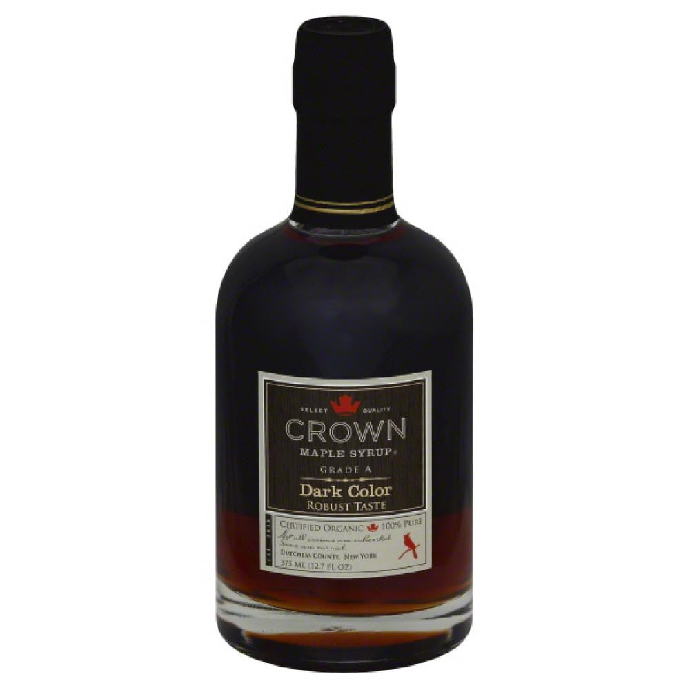 Crown Maple Dark Color Maple Syrup, 12 Fo (Pack of 6)