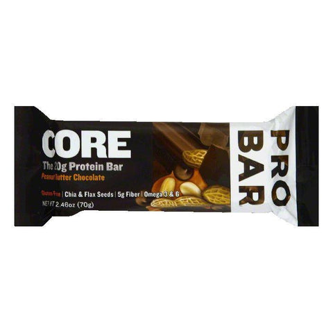 Probar Peanut Butter Chocolate Protein Bar, 2.46 Oz (Pack of 12)
