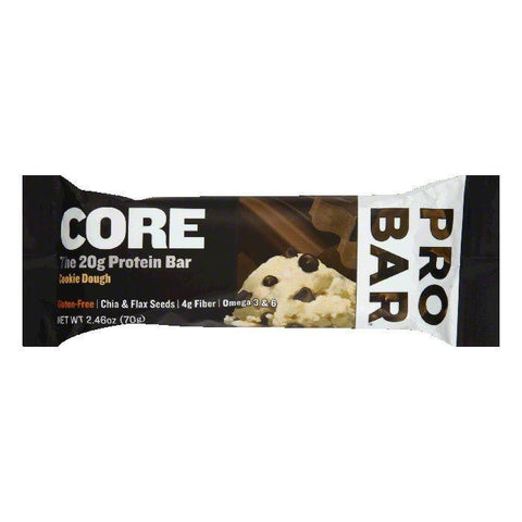 Probar Cookie Dough Protein Bar, 2.46 Oz (Pack of 12)
