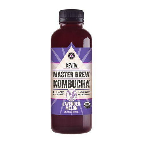Kevita Master Brew Kombucha Lavender Melon, 15.2 Oz (Pack of 6)