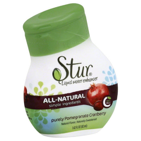 Stur Purely Pomegranate Cranberry Liquid Water Enhancer, 1.4 Oz (Pack of 6)