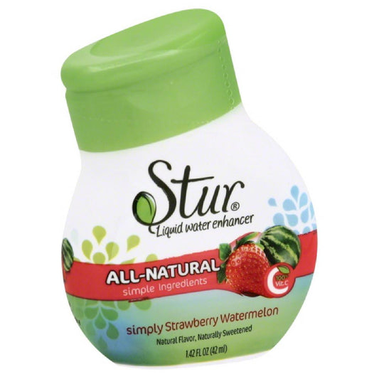 Stur Simply Strawberry Watermelon Liquid Water Enhancer, 1.4 Oz (Pack of 6)