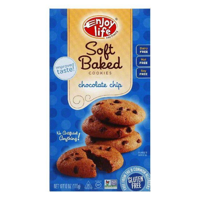 Enjoy Life Gluten Free Chocolate Chip Cookies Wheat Free, 6 OZ (Pack of 6)