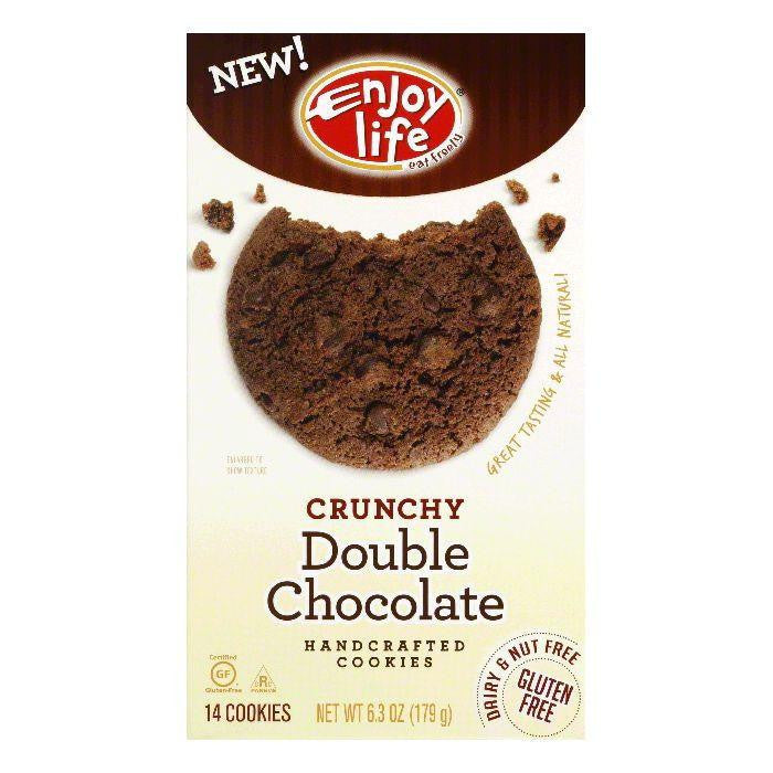 Enjoy Life Crunchy Double Chocolate Chip Cookie, 6.3 OZ (Pack of 6)