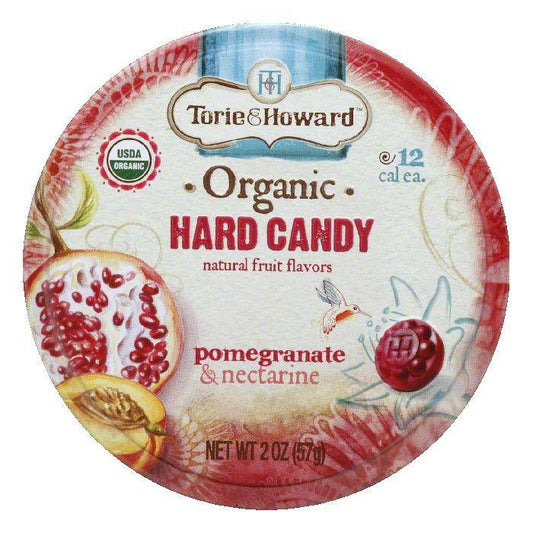 Torie & Howard Pomegranate & Nectarine Candy Tin, 2 OZ (Pack of 8)
