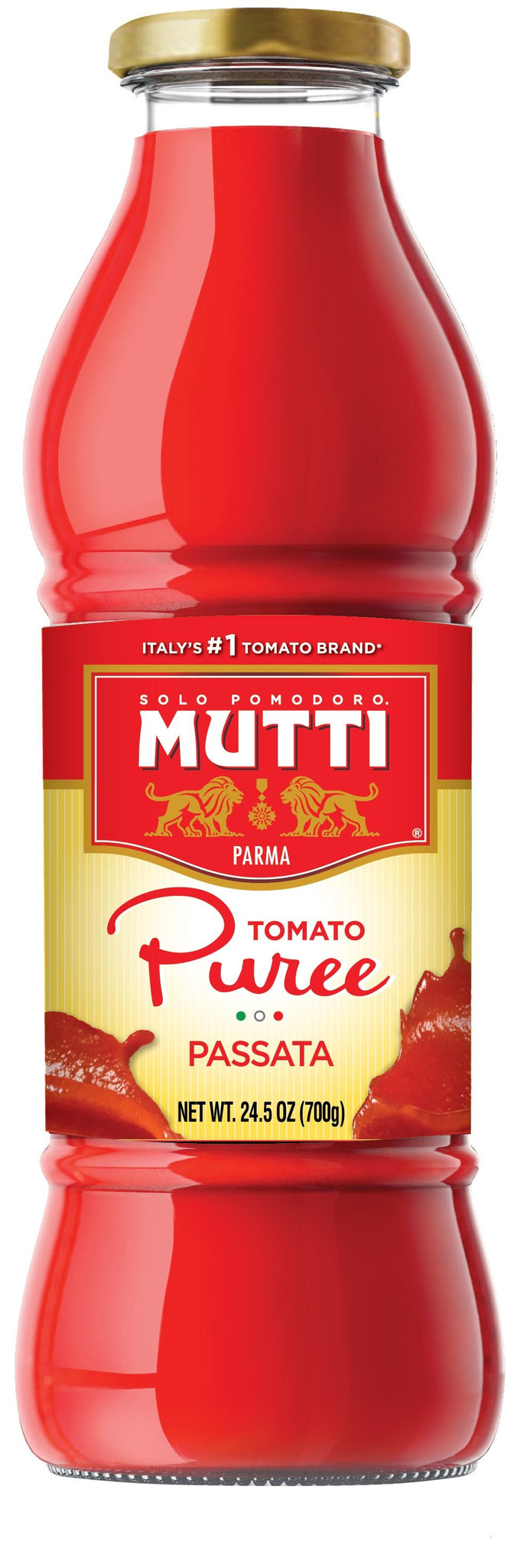 Mutti Puree Passata Tomato, 24.5 OZ (Pack of 12)