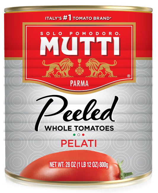 Mutti Peeled Tomato, 28 OZ (Pack of 12)