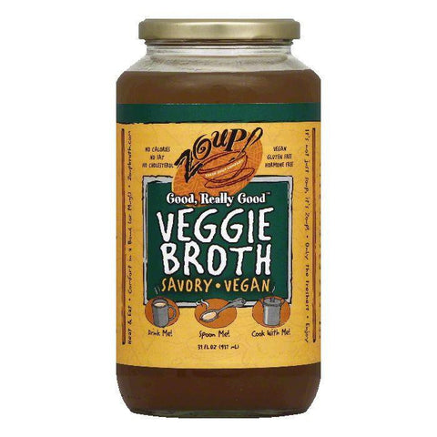 Zoup Veggie Broth, 31 Oz (Pack of 6)