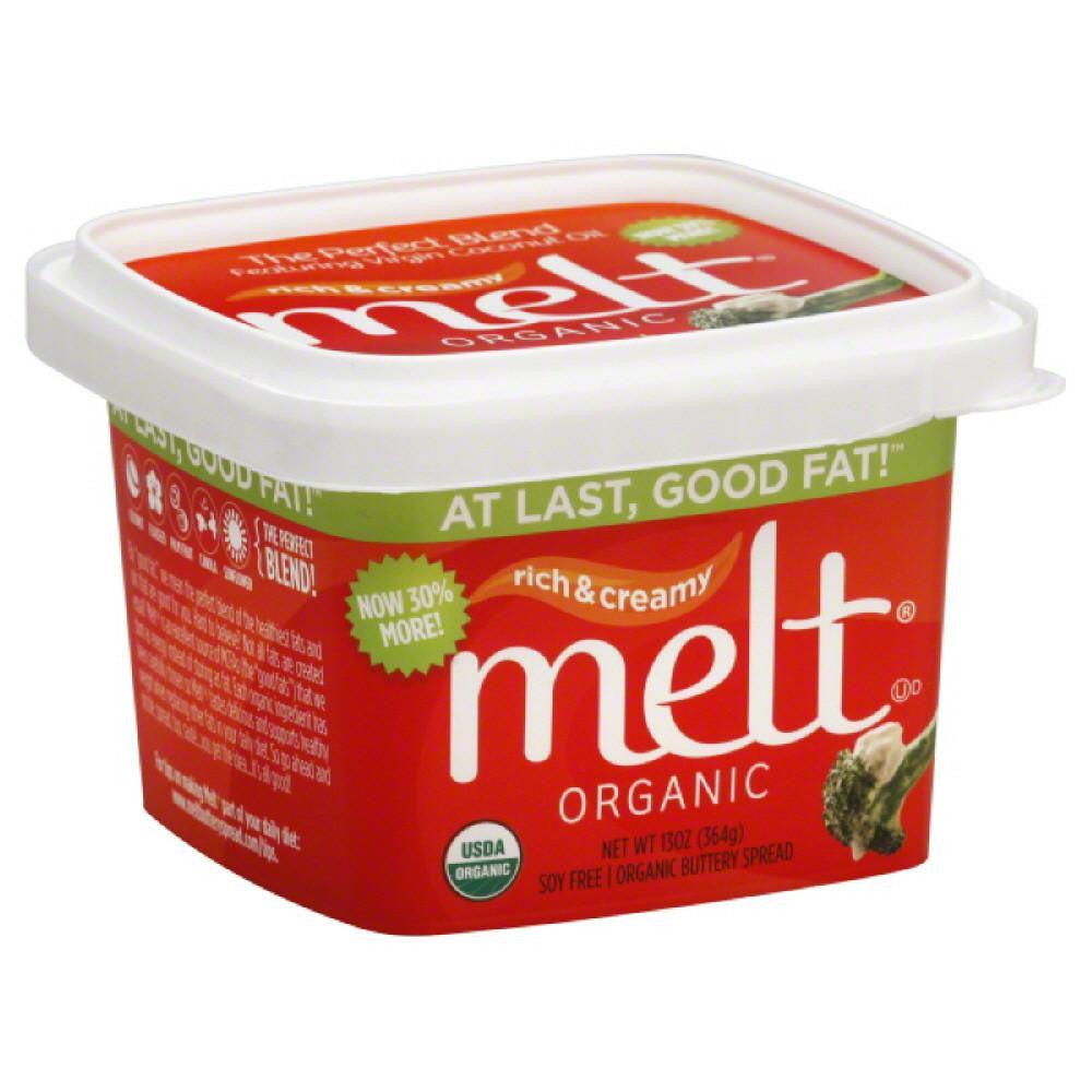 Melt Organic Buttery Spread, 13 Oz (Pack of 12)