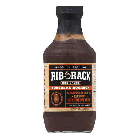 Rib Rack Southern Bourban BBQ Sauce, 19 OZ (Pack of 6)