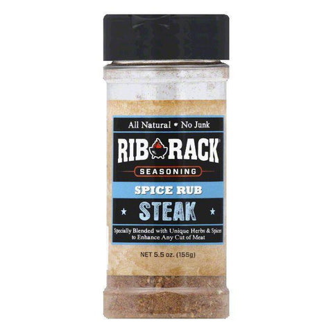 Rib Rack Steak Seasoning Rub, 5.5 OZ (Pack of 6)