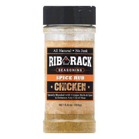 Rib Rack Chicken Seasoning Rub, 5.5 OZ (Pack of 6)