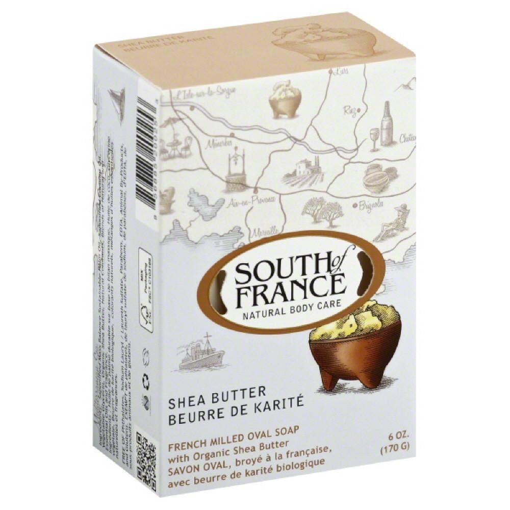 South of France Shea Butter French Milled Oval Soap, 6 Oz (Pack of 3)