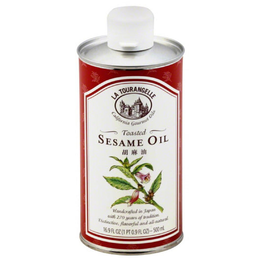 La Tourangelle Toasted Sesame Oil, 16.9 Oz (Pack of 6)
