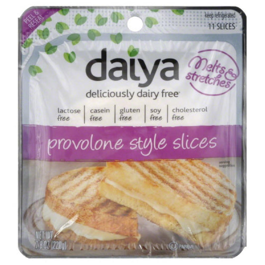 Daiya Provolone Style Slices, 7.8 Oz (Pack of 8)