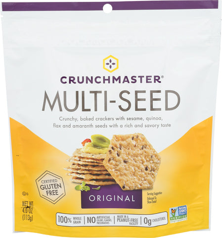 Crunchmaster Multiseed Cracker, 4.0 OZ (Pack of 12)