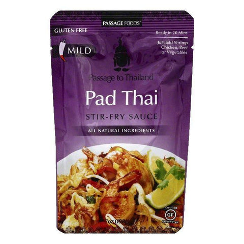 Passage Foods Pad Thai Stir-Fry Sauce, 7 OZ (Pack of 6)