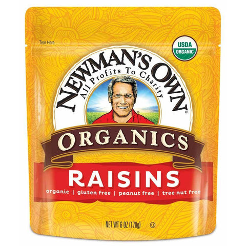 Newmans Own Organics Raisins, 6 OZ (Pack of 12)