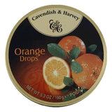 Cavendish & Harvey Orange Candy Tin, 5.3 OZ (Pack of 12)