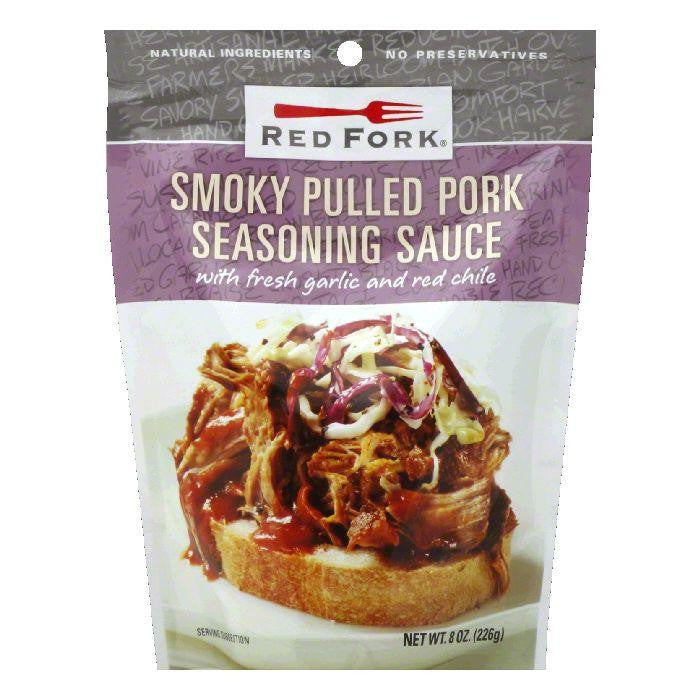 Red Fork Smoky Pulled Pork Seasoning Sauce, 8 OZ (Pack of 6)