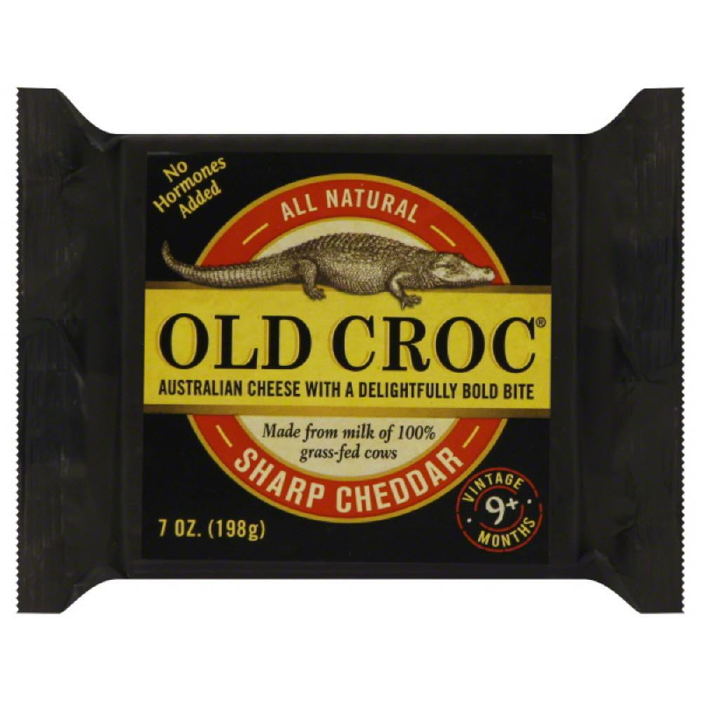 Old Croc Sharp Cheddar Cheese, 7 Oz (Pack of 12)