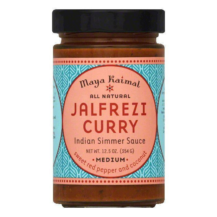 Maya Kaimal Medium Jalfrezi Curry Indian Simmer Sauce, 12.5 Oz (Pack of 6)