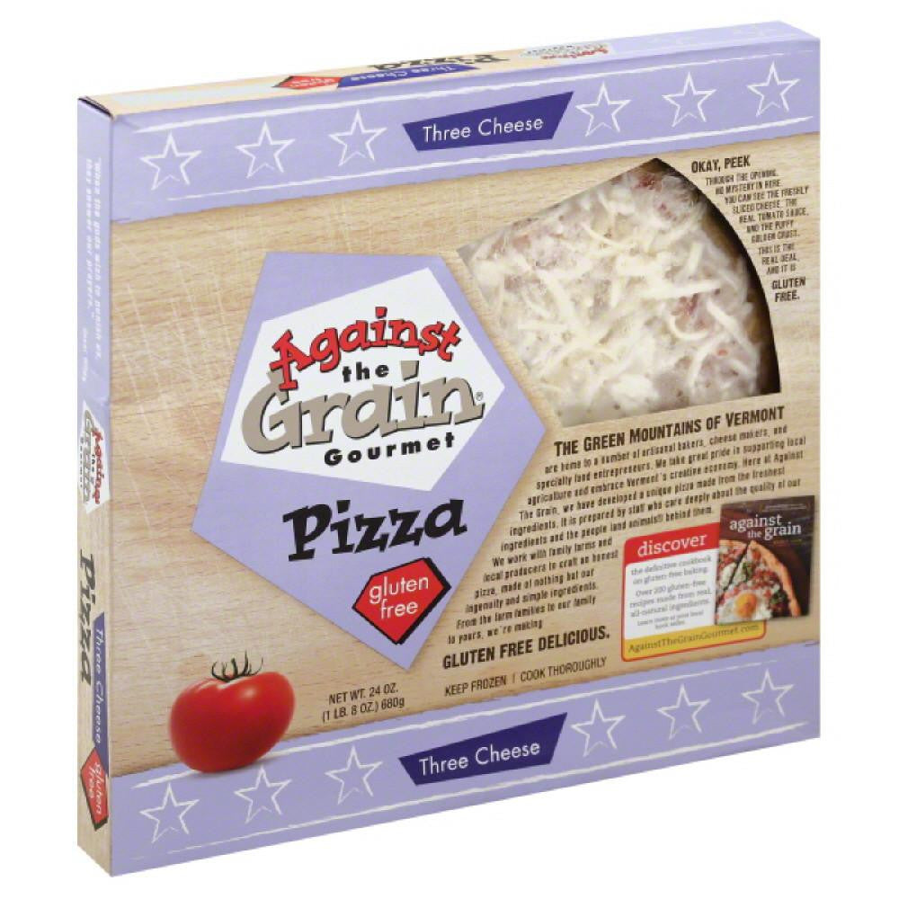 Against The Grain Three Cheese Gluten Free Pizza, 24 Oz (Pack of 6)