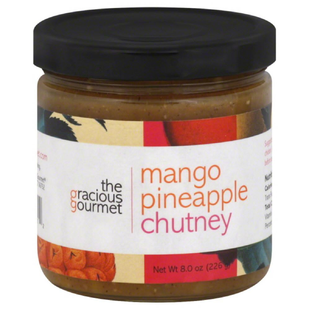 Gracious Gourmet Mango Pineapple Chutney, 8 Oz (Pack of 12)