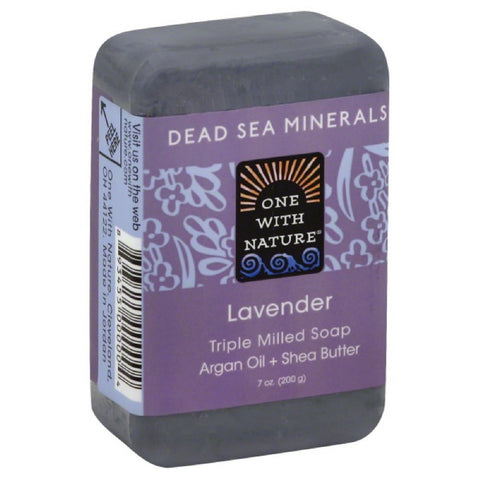 One With Nature Lavender Triple Milled Soap, 7 Oz (Pack of 3)