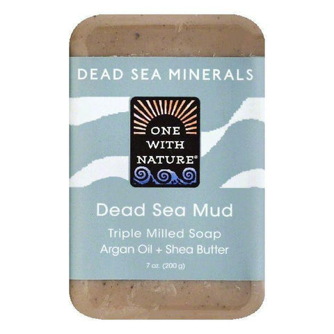 One With Nature Dead Sea Mud Soap, 7 OZ (Pack of 3)