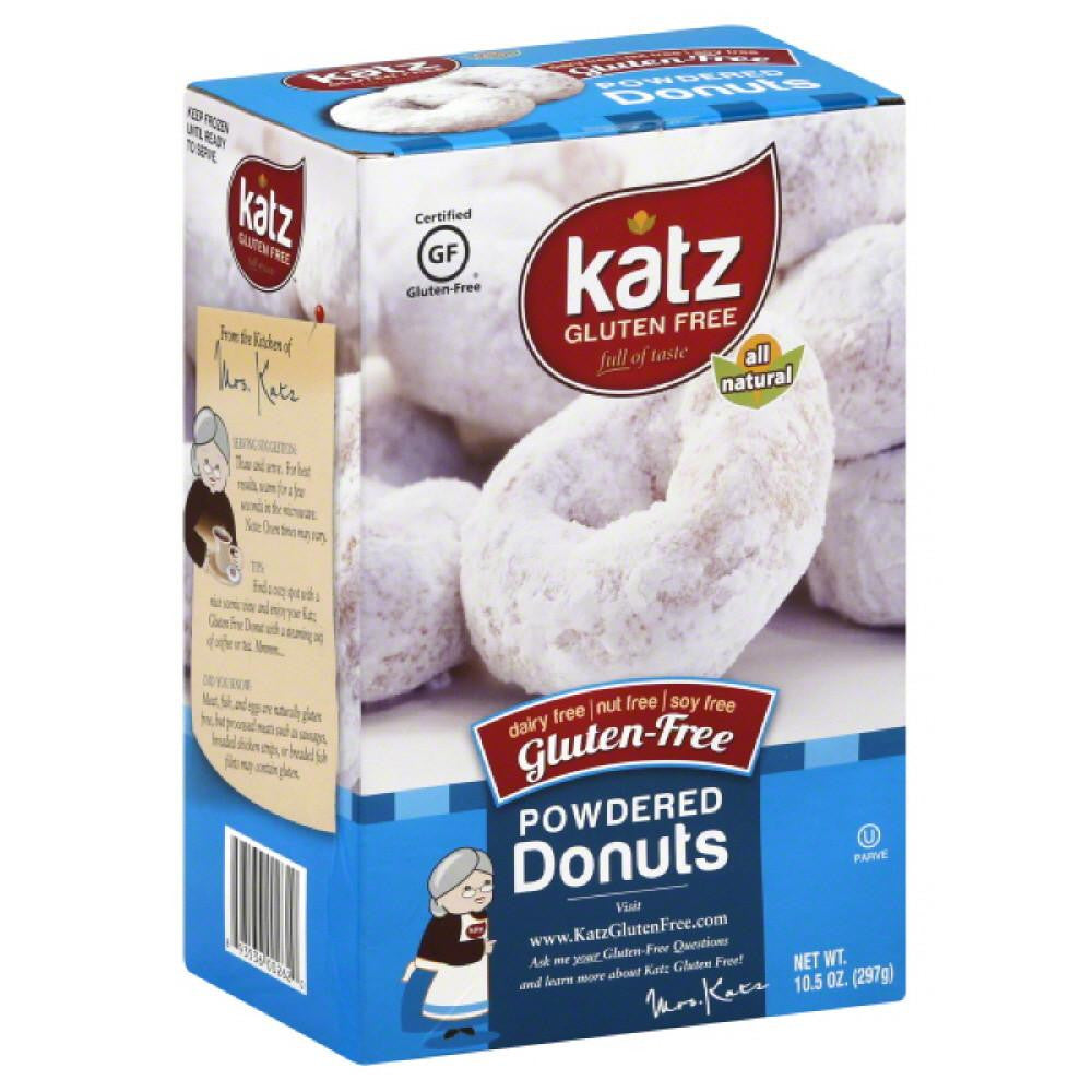 Katz Powdered Gluten-Free Donuts, 10.5 Oz (Pack of 6)