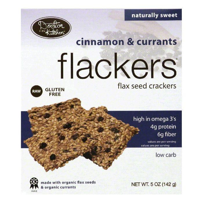 Doctor In The Kitchen Cinnamon Currant Flackers, 5 OZ (Pack of 6)