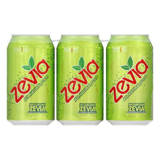 Zevia Mountain Zevia Soda, 72 FO (Pack of 4)