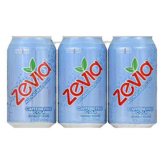 Zevia Caffeine Free Cola, 72 FO (Pack of 4)