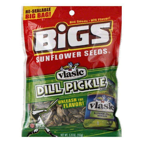Bigs Dill Pickle Sunflower Seeds, 5.35 OZ (Pack of 8)